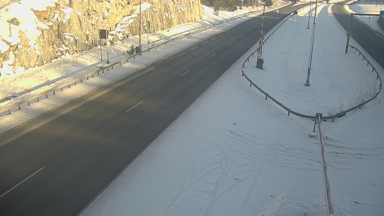 Weather Camera Image Road 1 Salo, Isokylä tunneli, boom east, Salo, Varsinais-Suomi