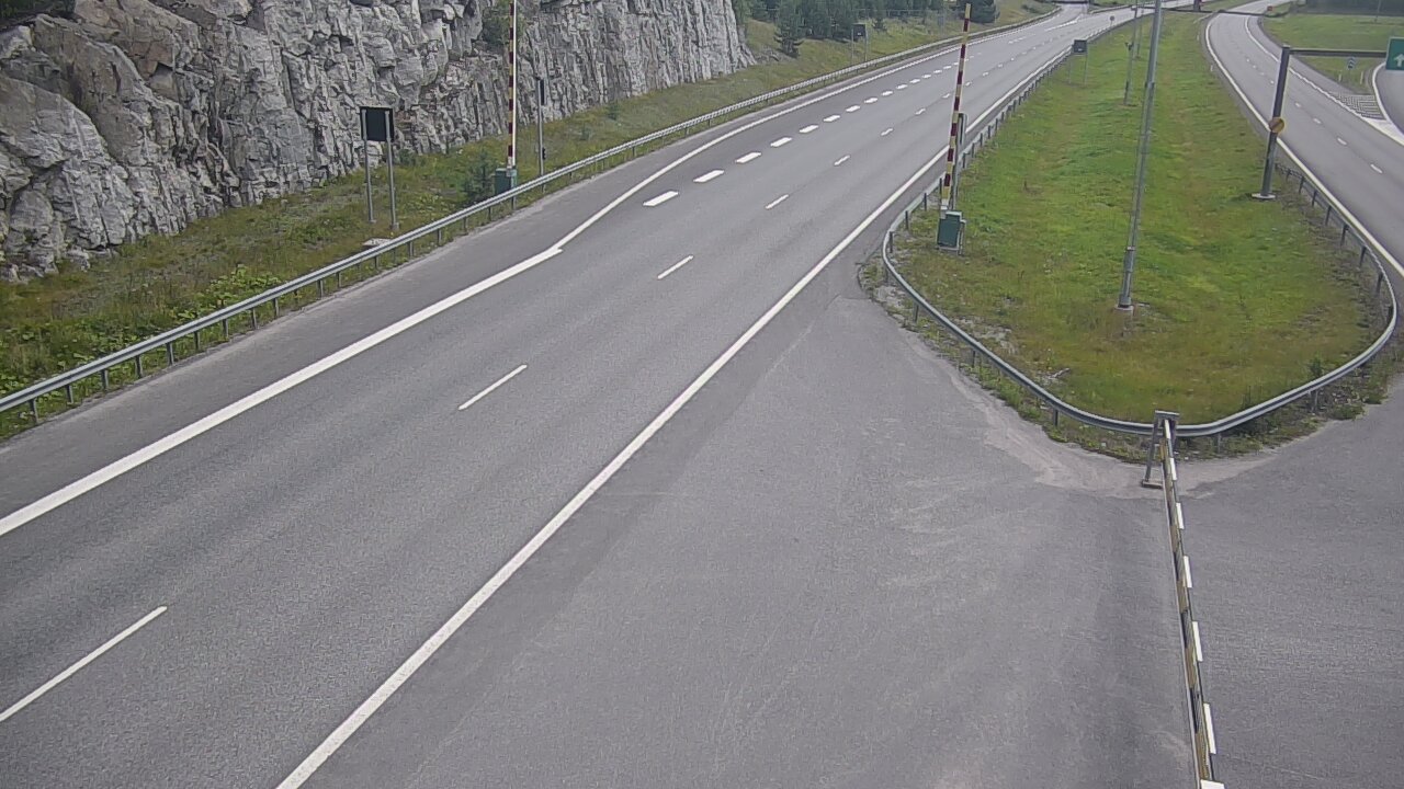 Kelikamerat Kuva Tie 1 Salo, Isokylän tunneli, puomi itä, Salo, Varsinais-Suomi