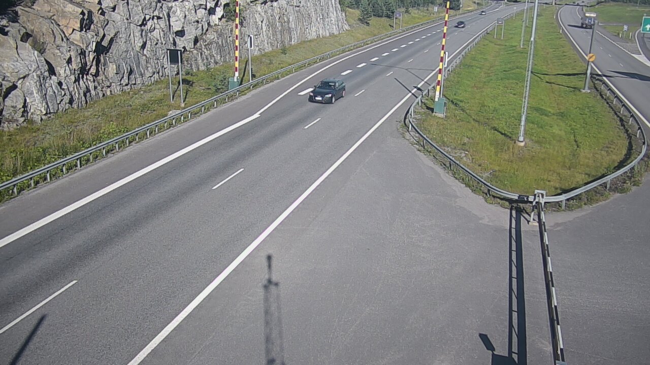 Kelikamerat Kuva Tie 1 Salo, Isokylän tunneli, puomi itä, Salo, Varsinais-Suomi