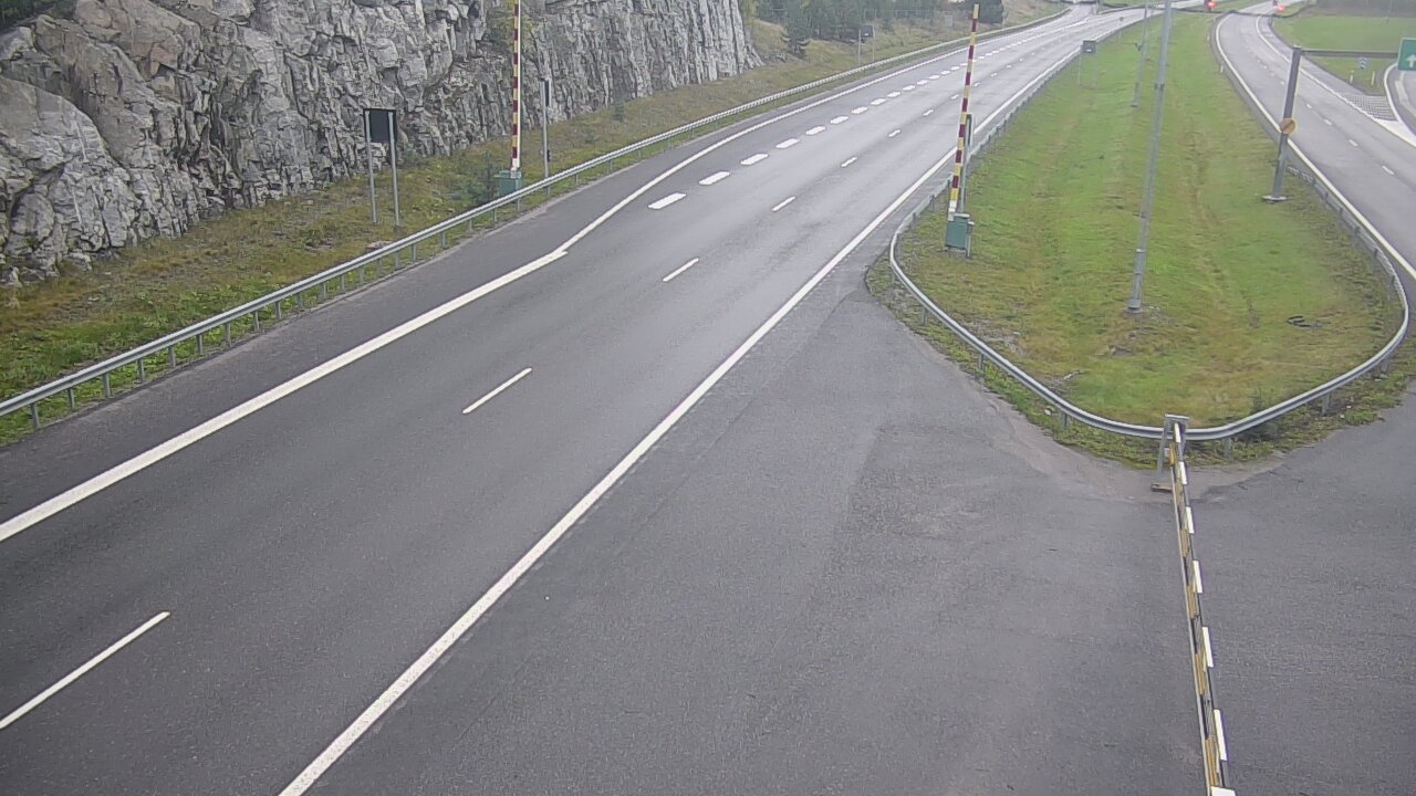 Kelikamerat Kuva Tie 1 Salo, Isokylän tunneli, puomi itä, Salo, Varsinais-Suomi