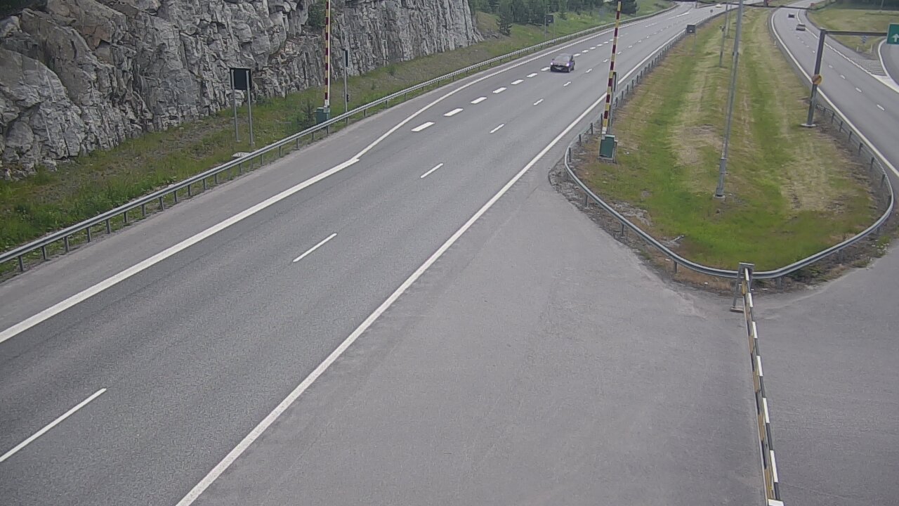 Weather Camera Image Väg 1 Salo, Isokylän tunneli, bom öst, Salo, Varsinais-Suomi