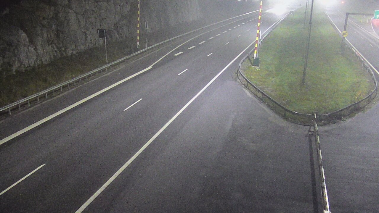 Kelikamerat Kuva Tie 1 Salo, Isokylän tunneli, puomi itä, Salo, Varsinais-Suomi