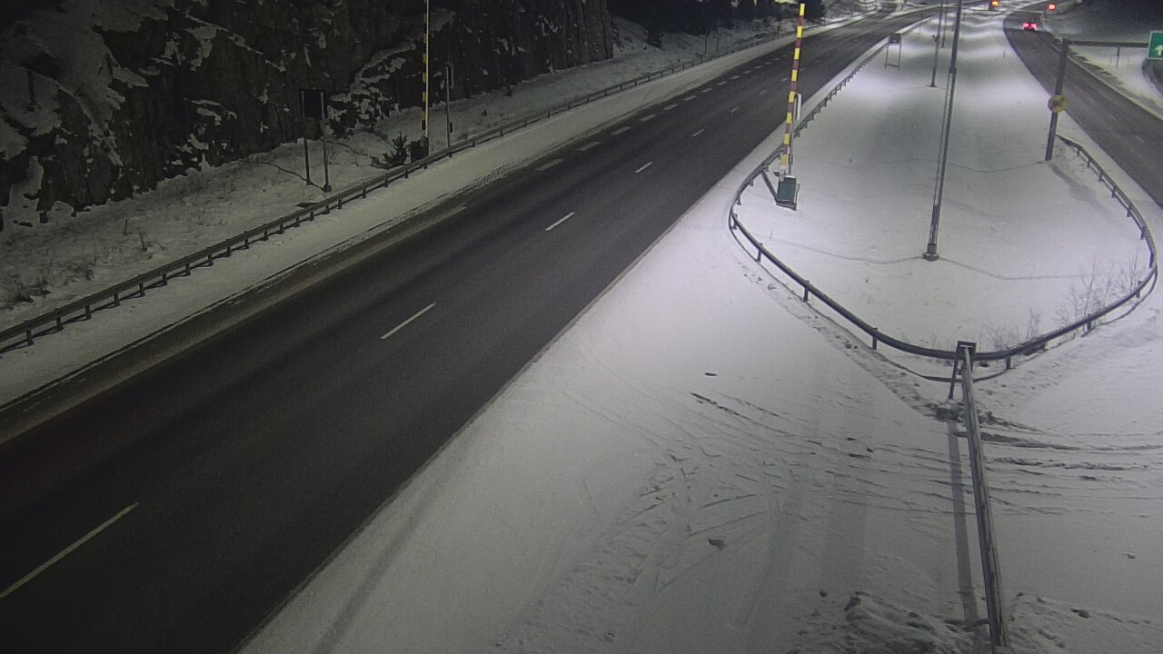 Weather Camera Image Väg 1 Salo, Isokylän tunneli, bom öst, Salo, Varsinais-Suomi