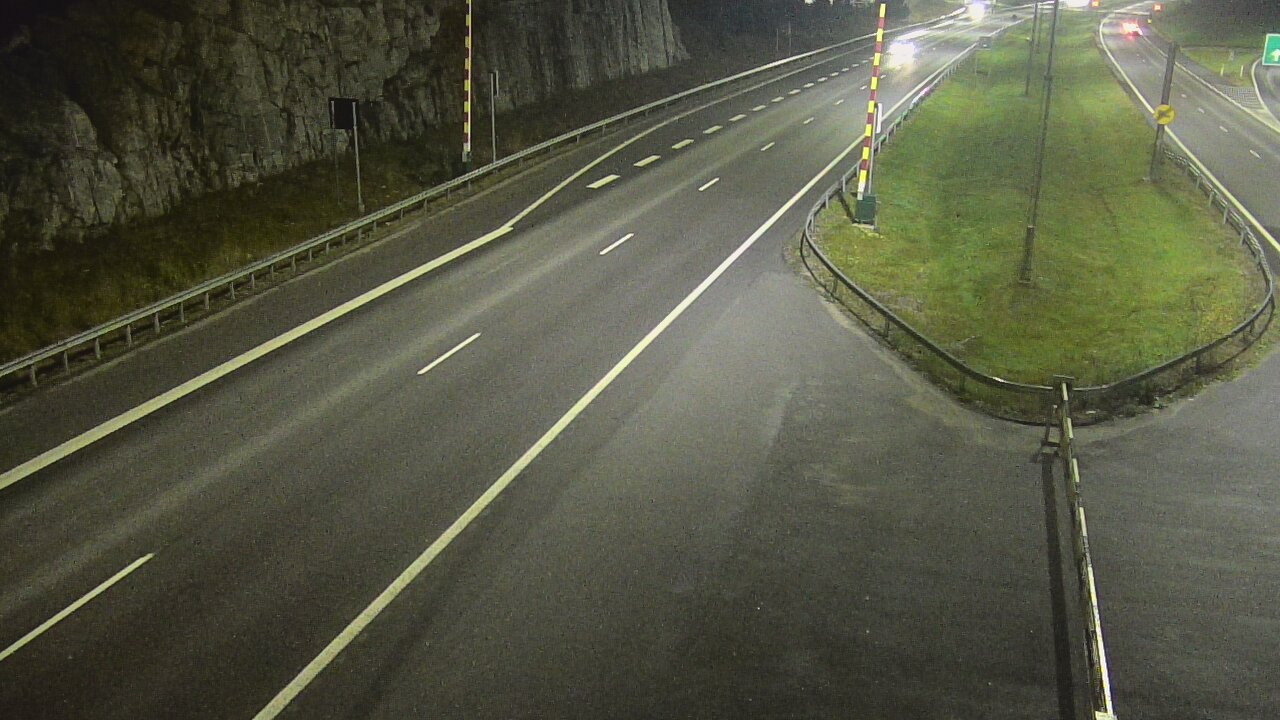 Kelikamerat Kuva Tie 1 Salo, Isokylän tunneli, puomi itä, Salo, Varsinais-Suomi