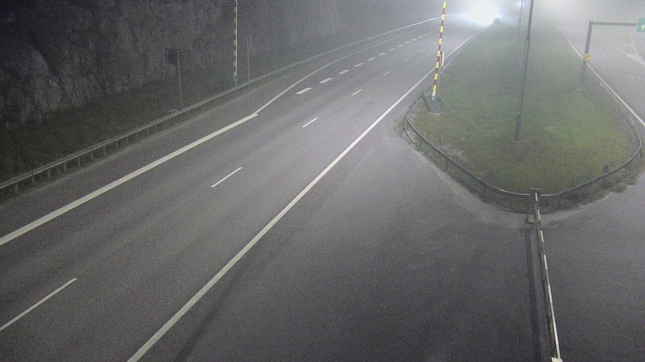 Kelikamerat Kuva Tie 1 Salo, Isokylän tunneli, puomi itä, Salo, Varsinais-Suomi