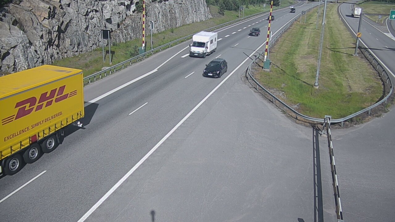 Weather Camera Image Väg 1 Salo, Isokylän tunneli, bom öst, Salo, Varsinais-Suomi