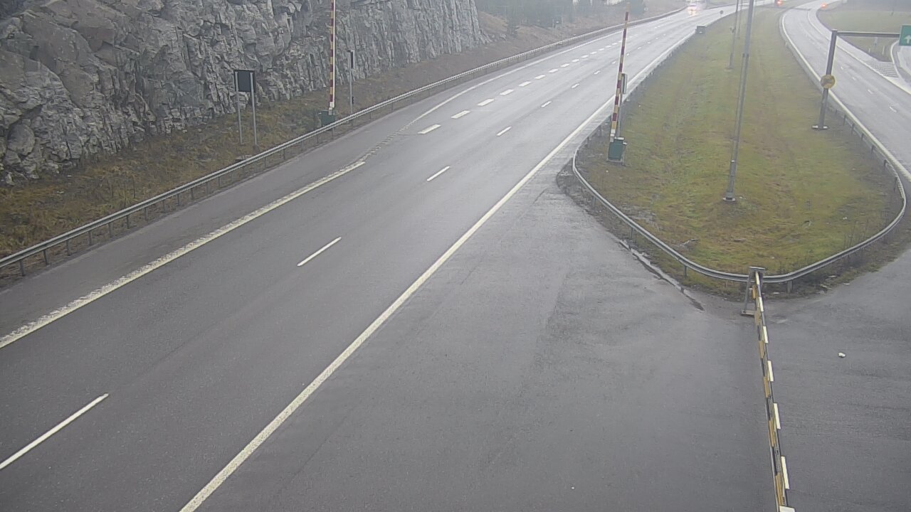 Weather Camera Image Väg 1 Salo, Isokylän tunneli, bom öst, Salo, Varsinais-Suomi