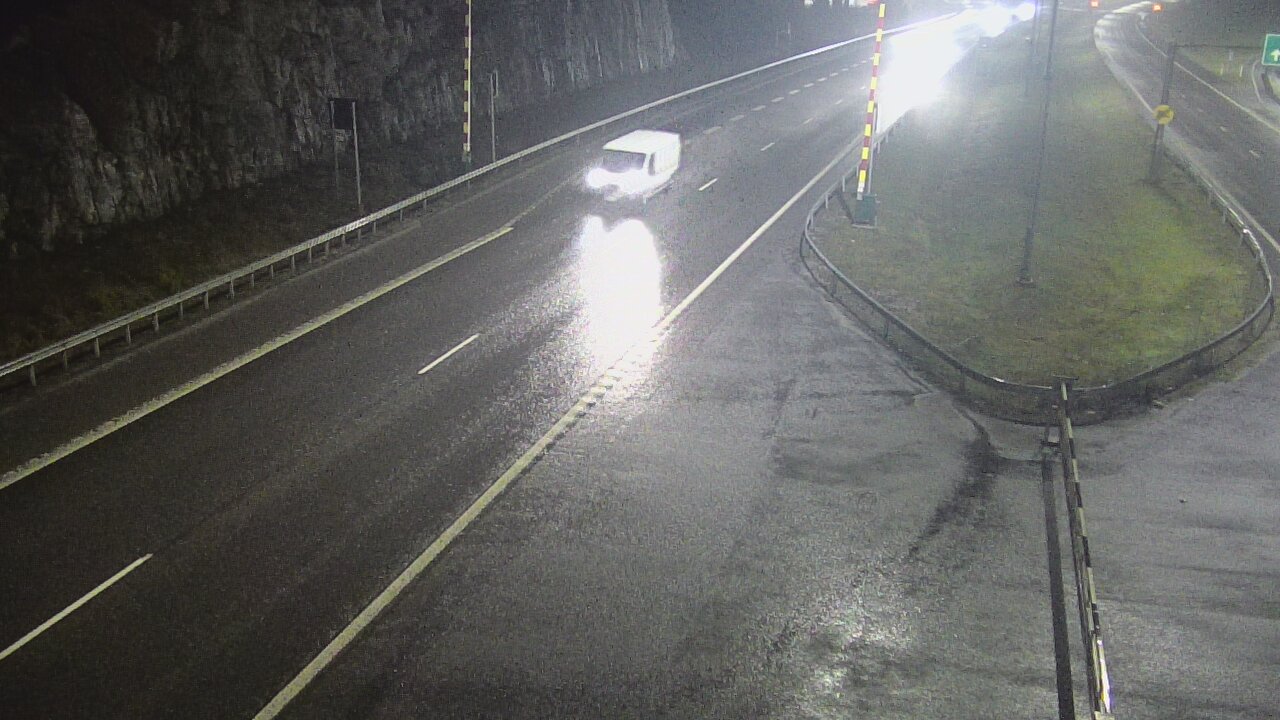 Weather Camera Image Väg 1 Salo, Isokylän tunneli, bom öst, Salo, Varsinais-Suomi