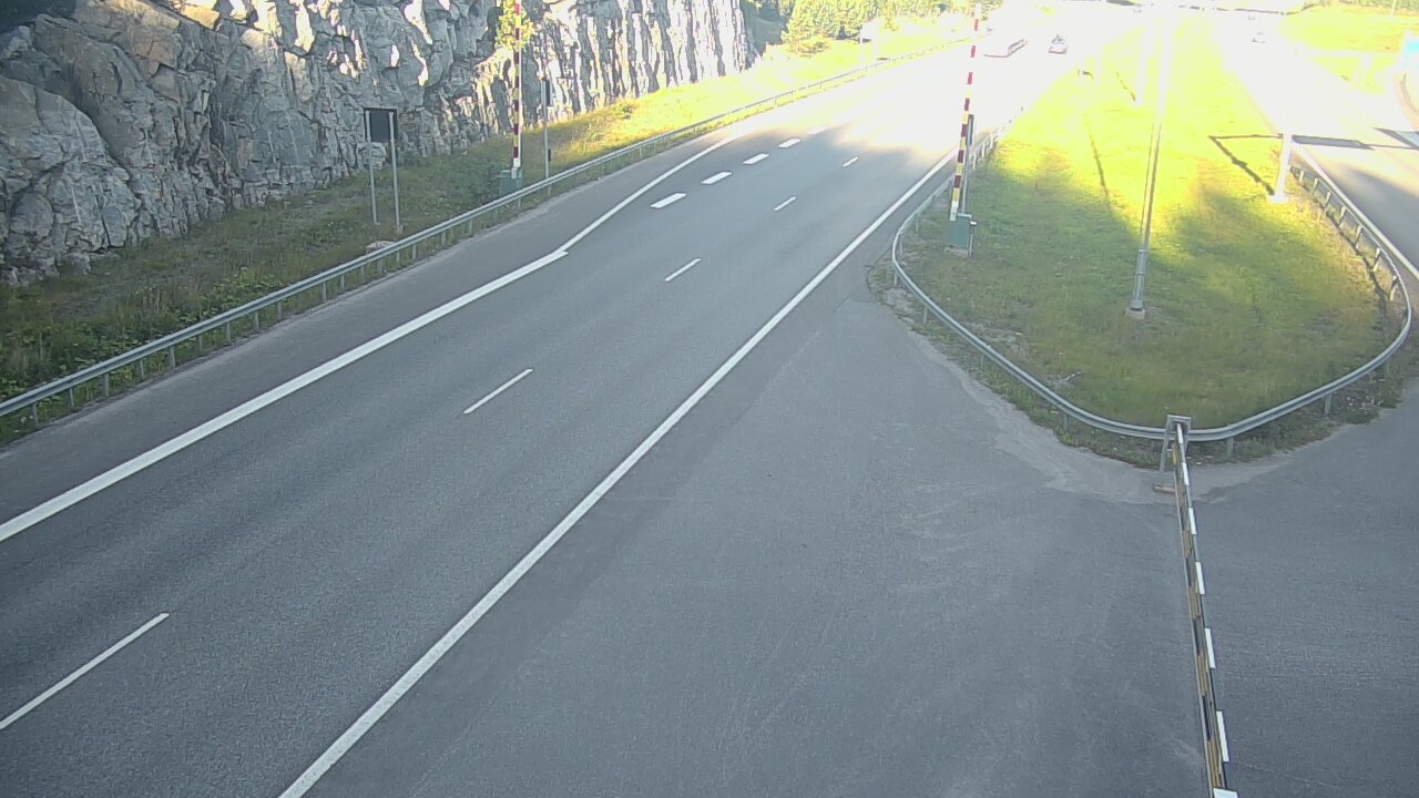 Kelikamerat Kuva Tie 1 Salo, Isokylän tunneli, puomi itä, Salo, Varsinais-Suomi