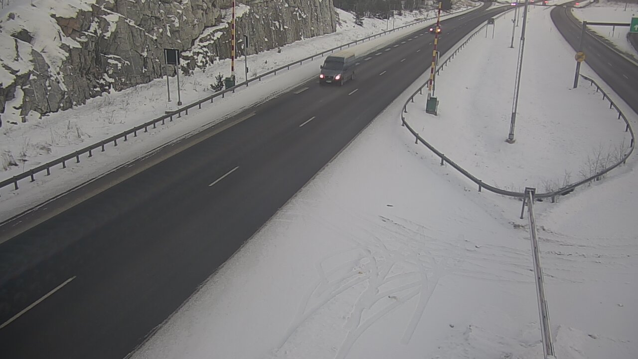 Weather Camera Image Road 1 Salo, Isokylä tunneli, boom east, Salo, Varsinais-Suomi