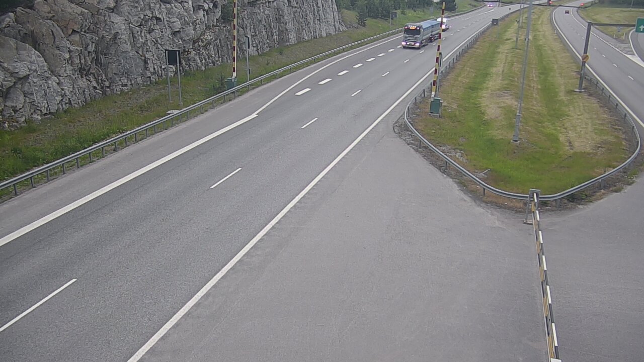 Kelikamerat Kuva Tie 1 Salo, Isokylän tunneli, puomi itä, Salo, Varsinais-Suomi