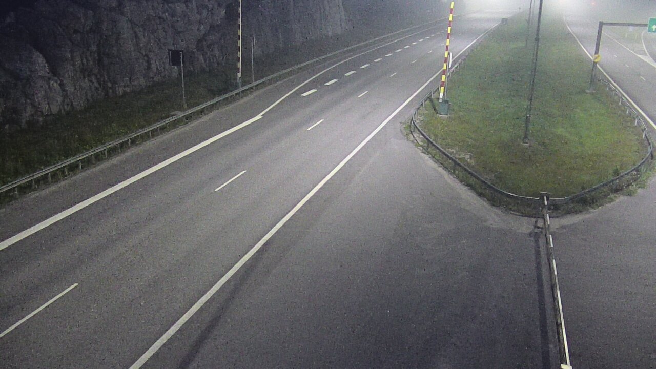 Kelikamerat Kuva Tie 1 Salo, Isokylän tunneli, puomi itä, Salo, Varsinais-Suomi
