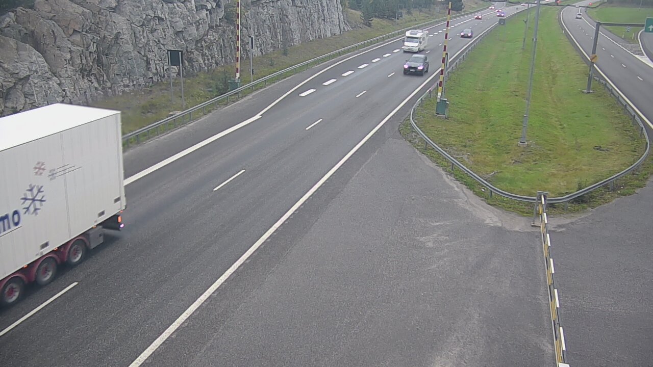 Kelikamerat Kuva Tie 1 Salo, Isokylän tunneli, puomi itä, Salo, Varsinais-Suomi