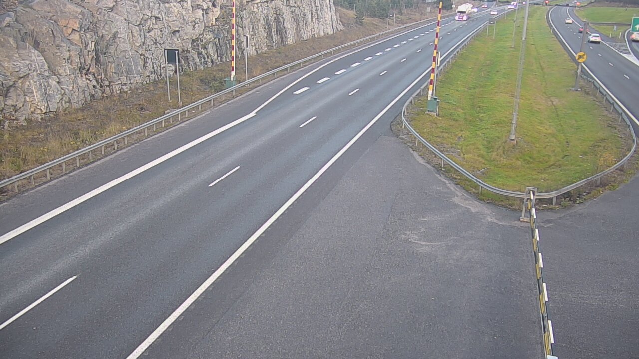 Kelikamerat Kuva Tie 1 Salo, Isokylän tunneli, puomi itä, Salo, Varsinais-Suomi