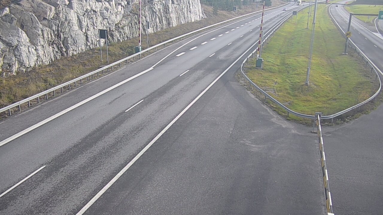 Kelikamerat Kuva Tie 1 Salo, Isokylän tunneli, puomi itä, Salo, Varsinais-Suomi