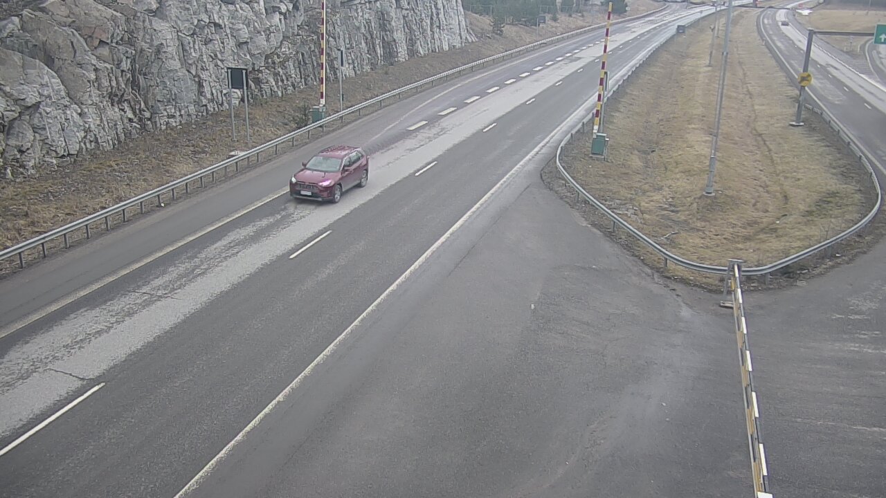 Weather Camera Image Road 1 Salo, Isokylä tunneli, boom east, Salo, Varsinais-Suomi
