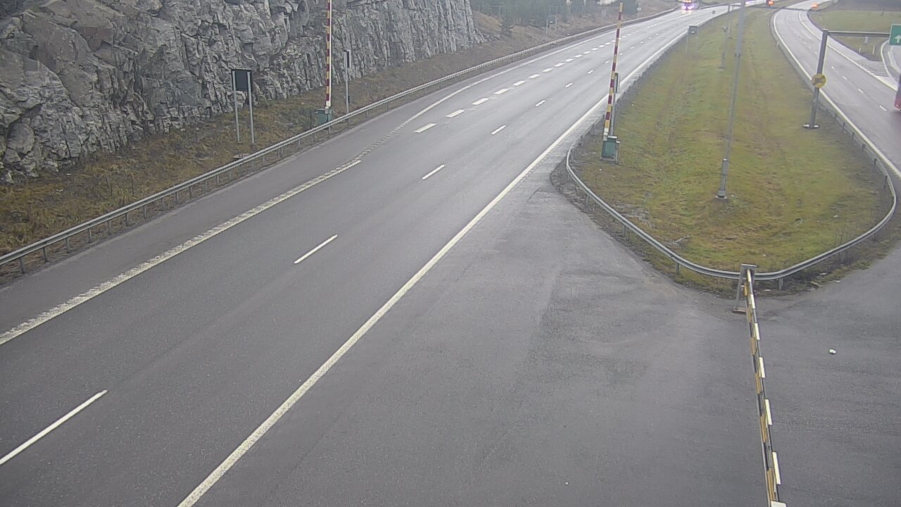 Weather Camera Image Väg 1 Salo, Isokylän tunneli, bom öst, Salo, Varsinais-Suomi