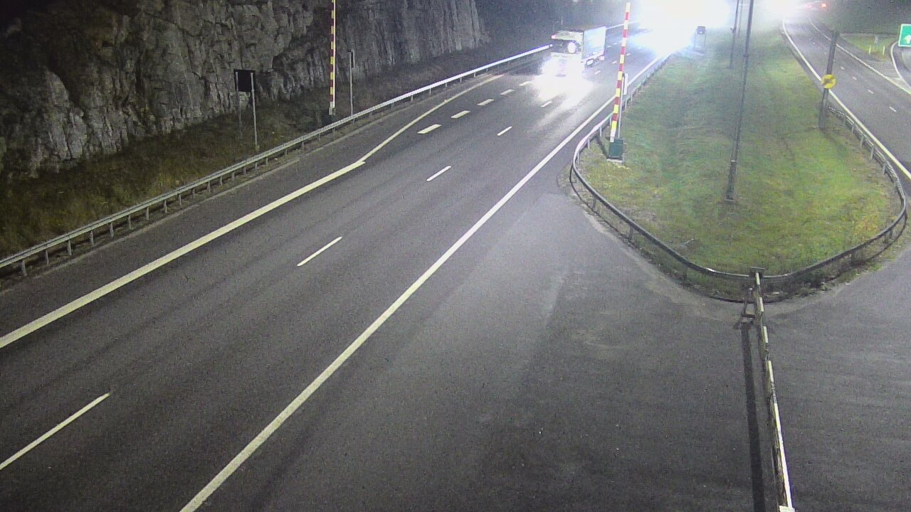 Kelikamerat Kuva Tie 1 Salo, Isokylän tunneli, puomi itä, Salo, Varsinais-Suomi