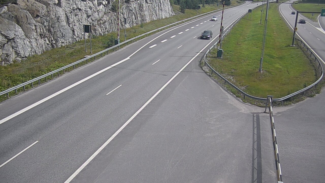 Kelikamerat Kuva Tie 1 Salo, Isokylän tunneli, puomi itä, Salo, Varsinais-Suomi