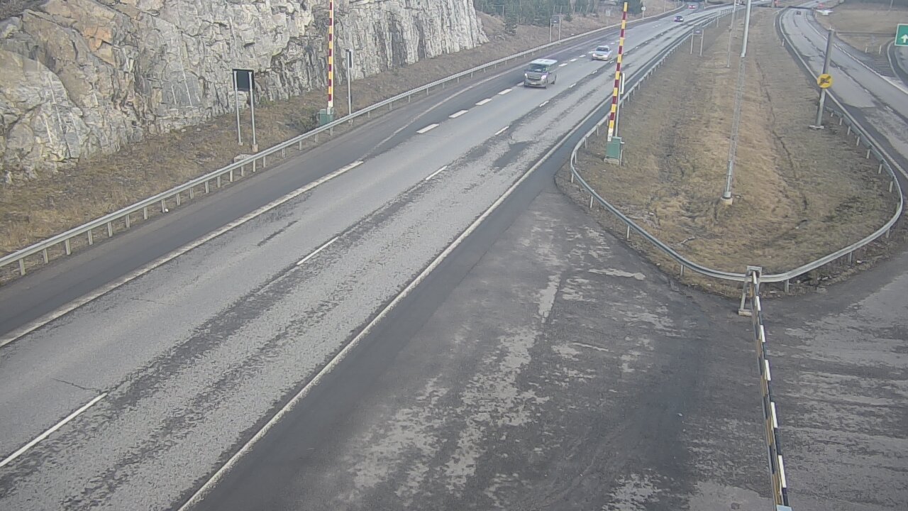 Weather Camera Image Road 1 Salo, Isokylä tunneli, boom east, Salo, Varsinais-Suomi