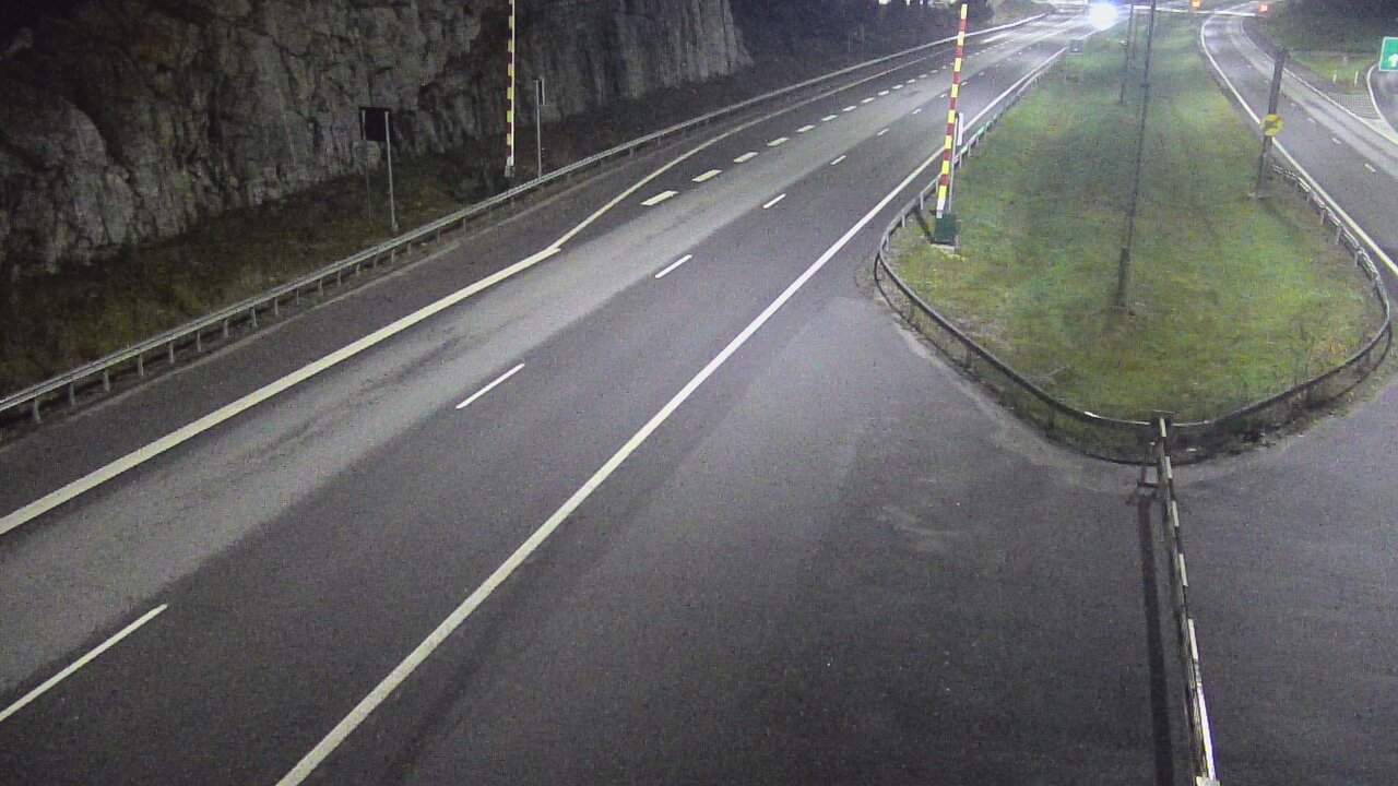 Kelikamerat Kuva Tie 1 Salo, Isokylän tunneli, puomi itä, Salo, Varsinais-Suomi