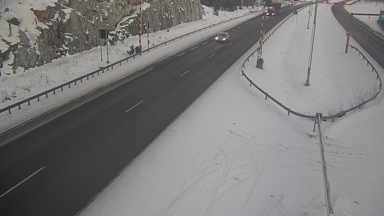 Weather Camera Image Road 1 Salo, Isokylä tunneli, boom east, Salo, Varsinais-Suomi