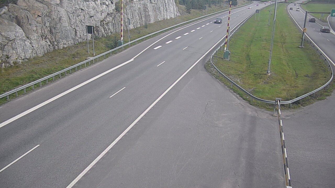 Kelikamerat Kuva Tie 1 Salo, Isokylän tunneli, puomi itä, Salo, Varsinais-Suomi