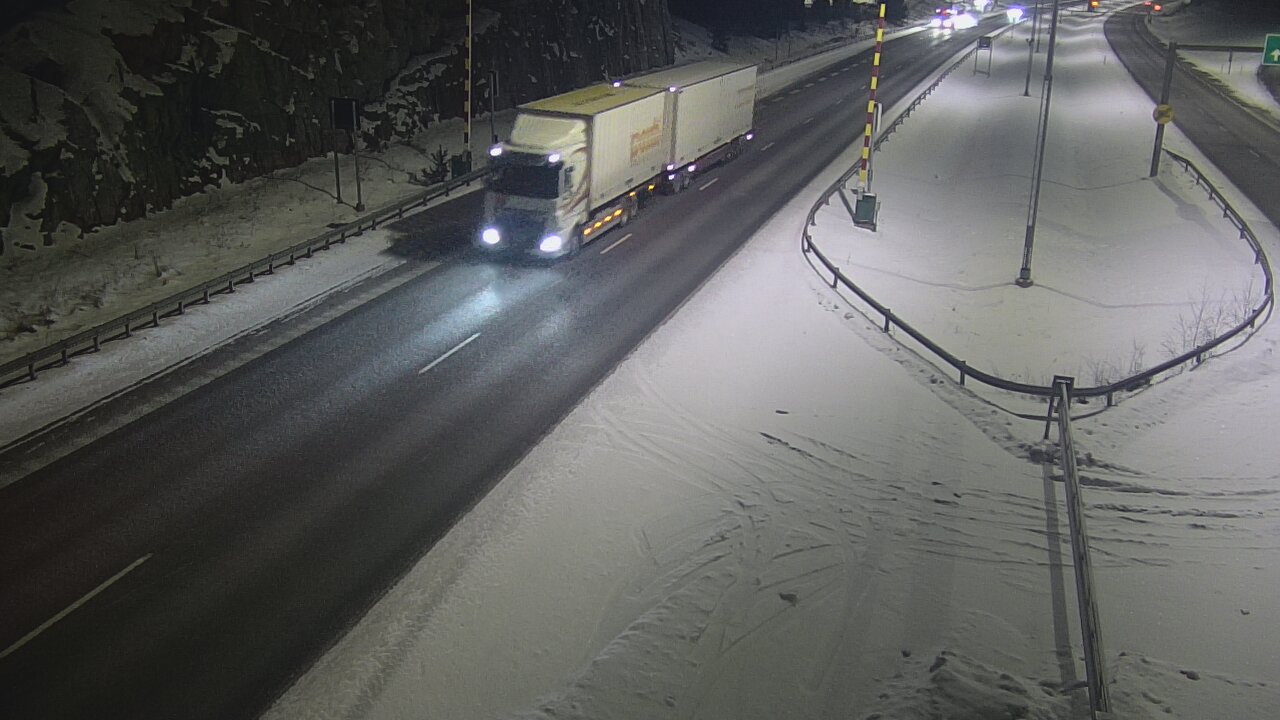 Kelikamerat Kuva Tie 1 Salo, Isokylän tunneli, puomi itä, Salo, Varsinais-Suomi