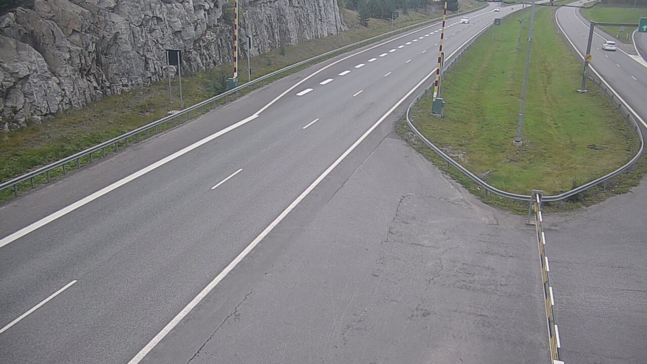 Kelikamerat Kuva Tie 1 Salo, Isokylän tunneli, puomi itä, Salo, Varsinais-Suomi