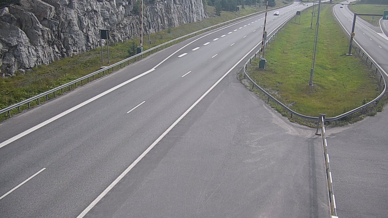 Kelikamerat Kuva Tie 1 Salo, Isokylän tunneli, puomi itä, Salo, Varsinais-Suomi