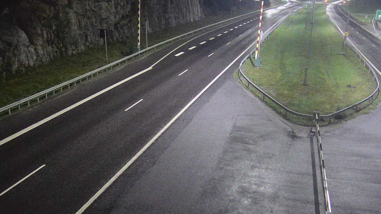 Kelikamerat Kuva Tie 1 Salo, Isokylän tunneli, puomi itä, Salo, Varsinais-Suomi