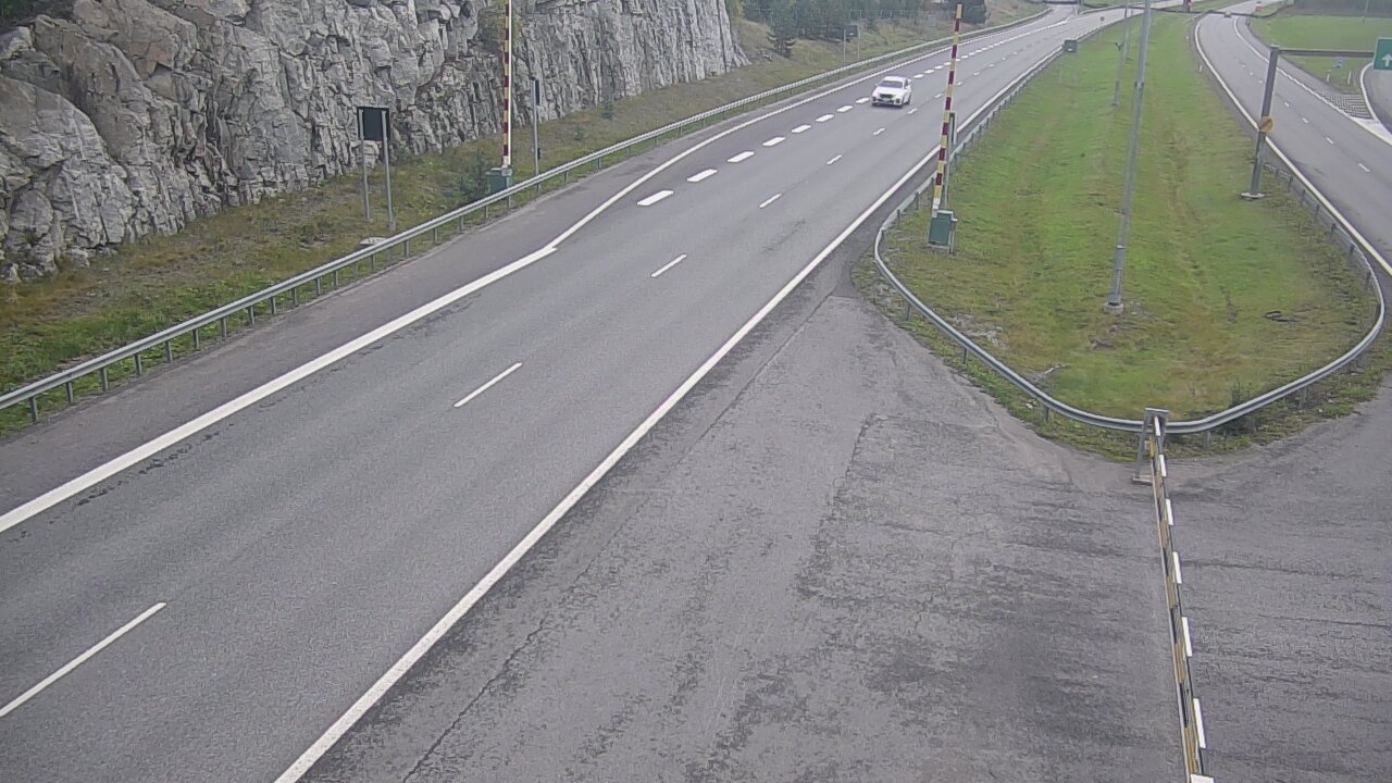 Kelikamerat Kuva Tie 1 Salo, Isokylän tunneli, puomi itä, Salo, Varsinais-Suomi