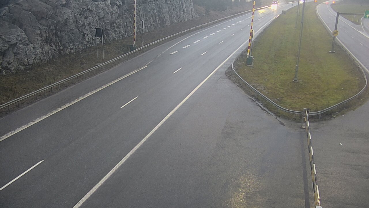 Weather Camera Image Väg 1 Salo, Isokylän tunneli, bom öst, Salo, Varsinais-Suomi