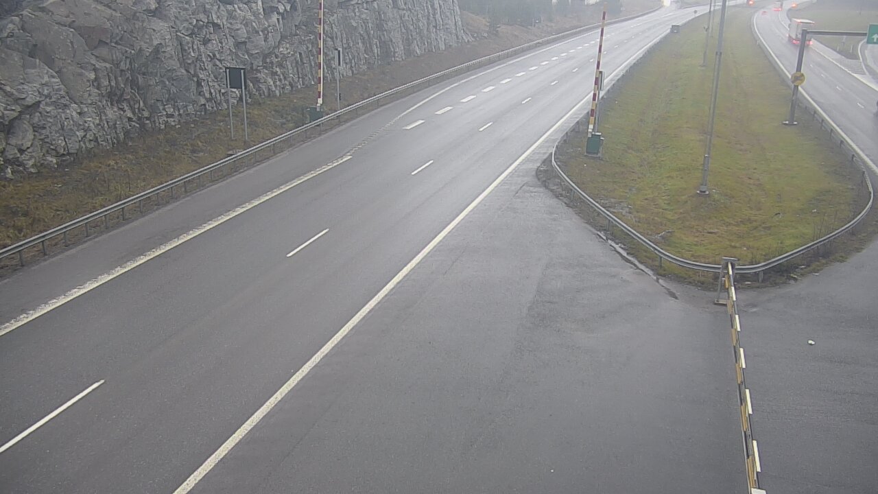 Weather Camera Image Väg 1 Salo, Isokylän tunneli, bom öst, Salo, Varsinais-Suomi