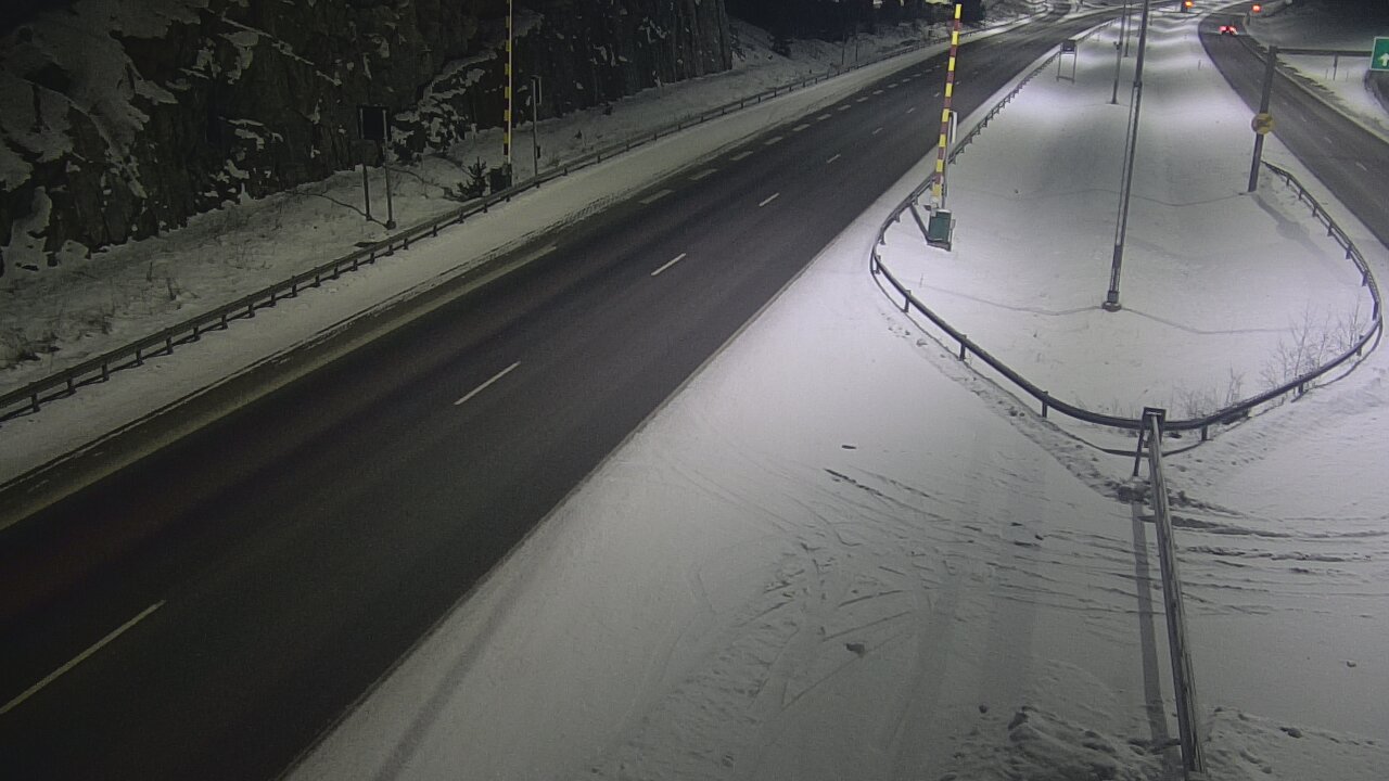 Weather Camera Image Väg 1 Salo, Isokylän tunneli, bom öst, Salo, Varsinais-Suomi