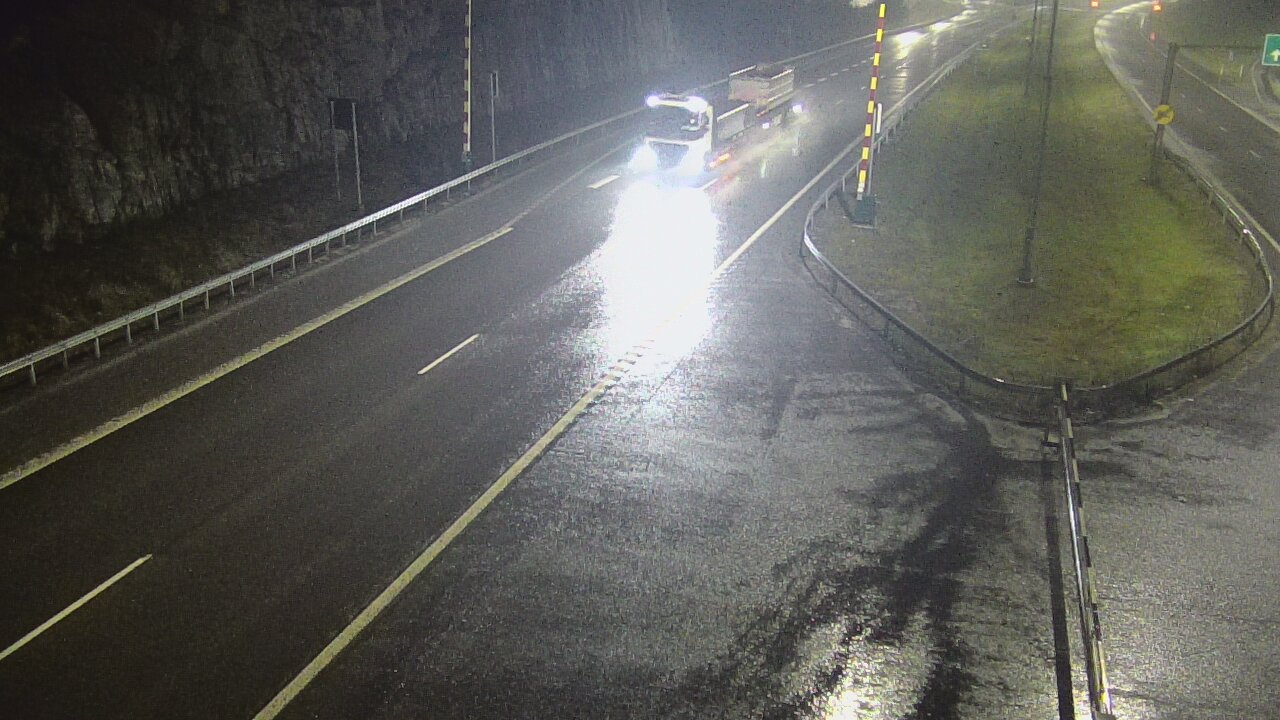 Weather Camera Image Väg 1 Salo, Isokylän tunneli, bom öst, Salo, Varsinais-Suomi