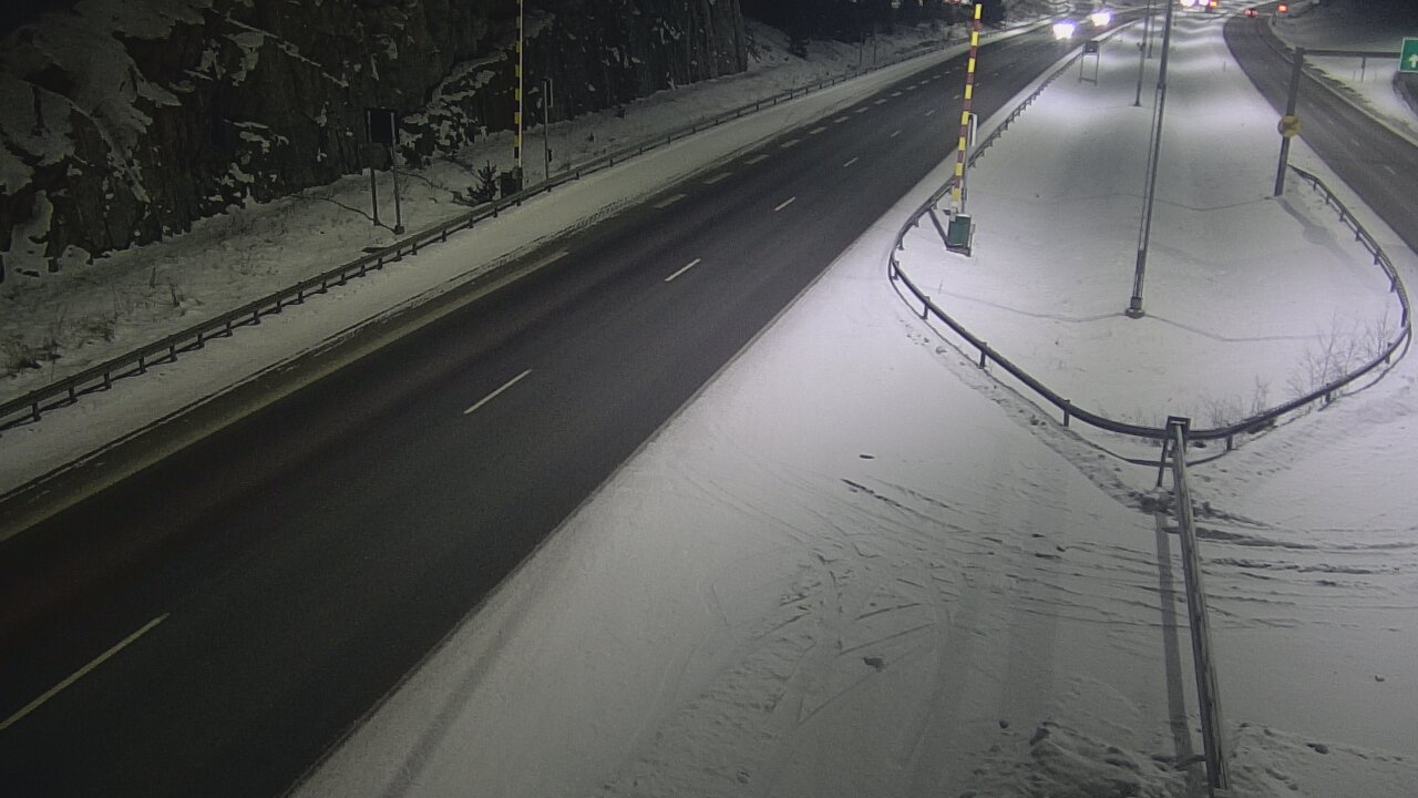 Weather Camera Image Väg 1 Salo, Isokylän tunneli, bom öst, Salo, Varsinais-Suomi