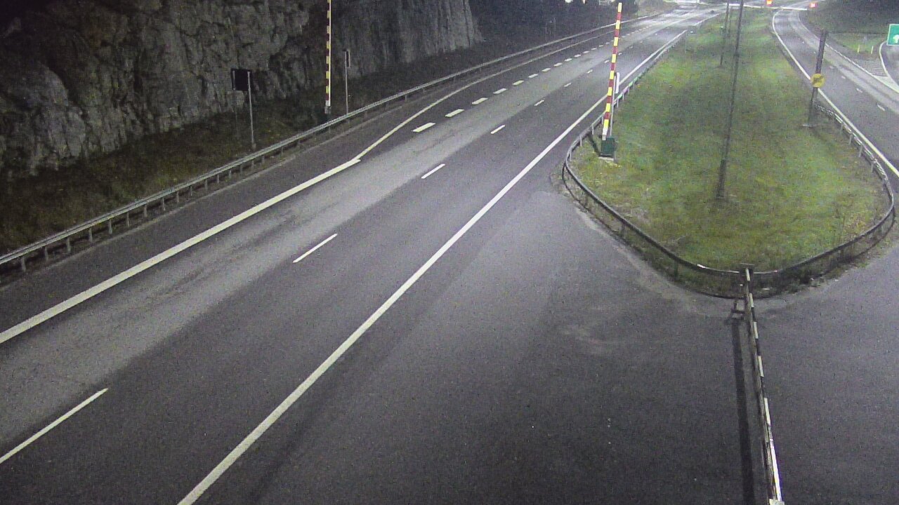 Kelikamerat Kuva Tie 1 Salo, Isokylän tunneli, puomi itä, Salo, Varsinais-Suomi