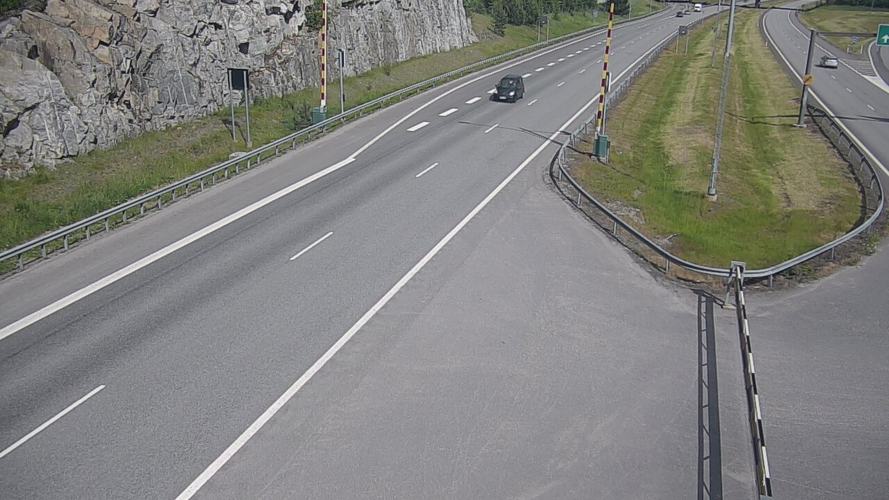 Kelikamerat Kuva Tie 1 Salo, Isokylän tunneli, puomi itä, Salo, Varsinais-Suomi