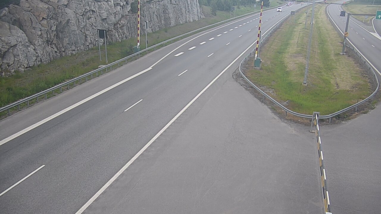 Kelikamerat Kuva Tie 1 Salo, Isokylän tunneli, puomi itä, Salo, Varsinais-Suomi