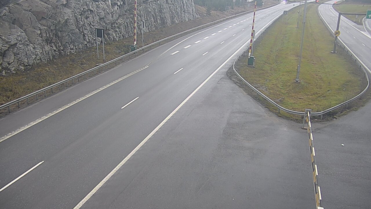 Weather Camera Image Väg 1 Salo, Isokylän tunneli, bom öst, Salo, Varsinais-Suomi