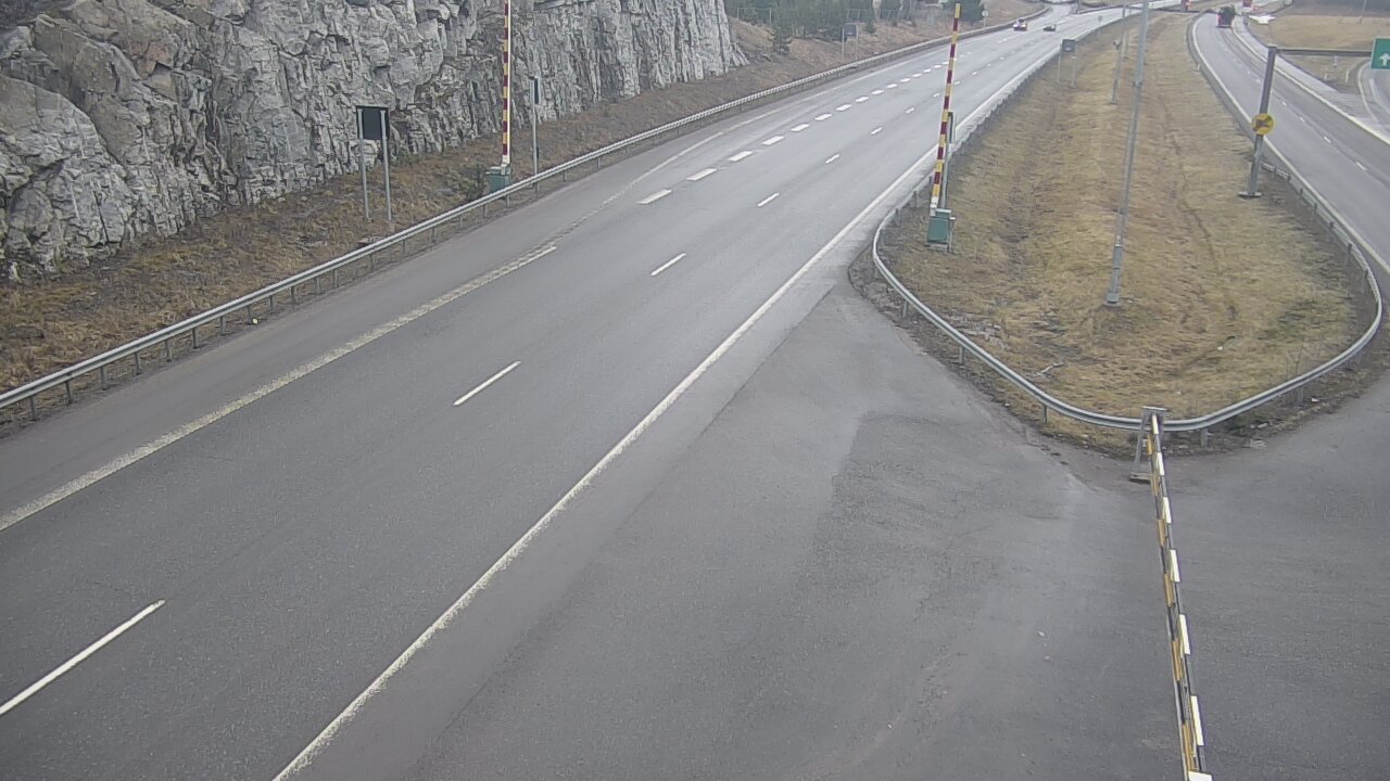 Weather Camera Image Road 1 Salo, Isokylä tunneli, boom east, Salo, Varsinais-Suomi