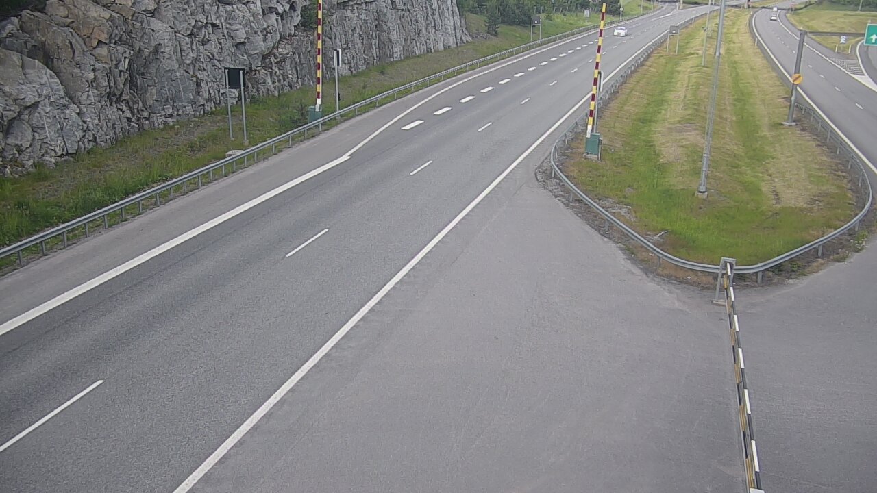 Kelikamerat Kuva Tie 1 Salo, Isokylän tunneli, puomi itä, Salo, Varsinais-Suomi