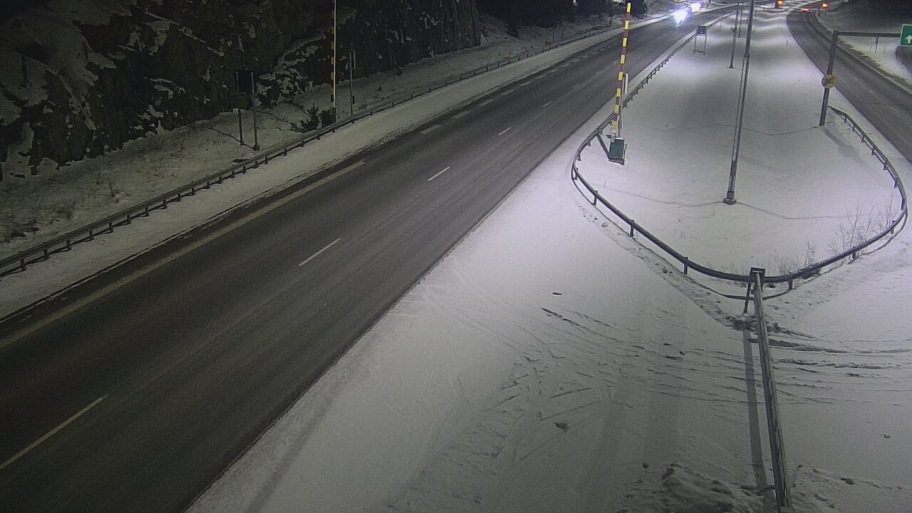 Kelikamerat Kuva Tie 1 Salo, Isokylän tunneli, puomi itä, Salo, Varsinais-Suomi