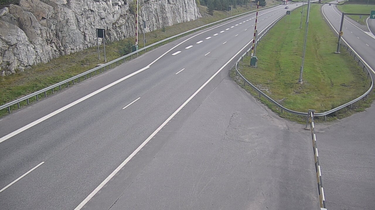 Kelikamerat Kuva Tie 1 Salo, Isokylän tunneli, puomi itä, Salo, Varsinais-Suomi