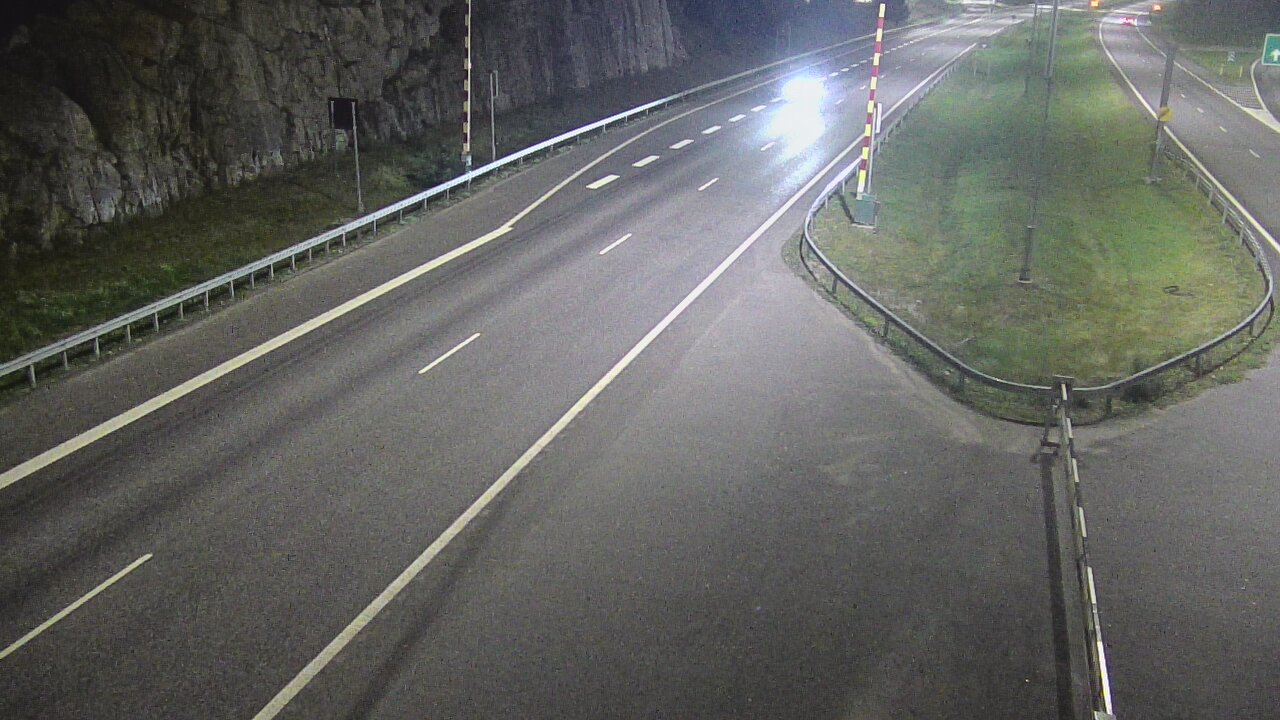 Kelikamerat Kuva Tie 1 Salo, Isokylän tunneli, puomi itä, Salo, Varsinais-Suomi
