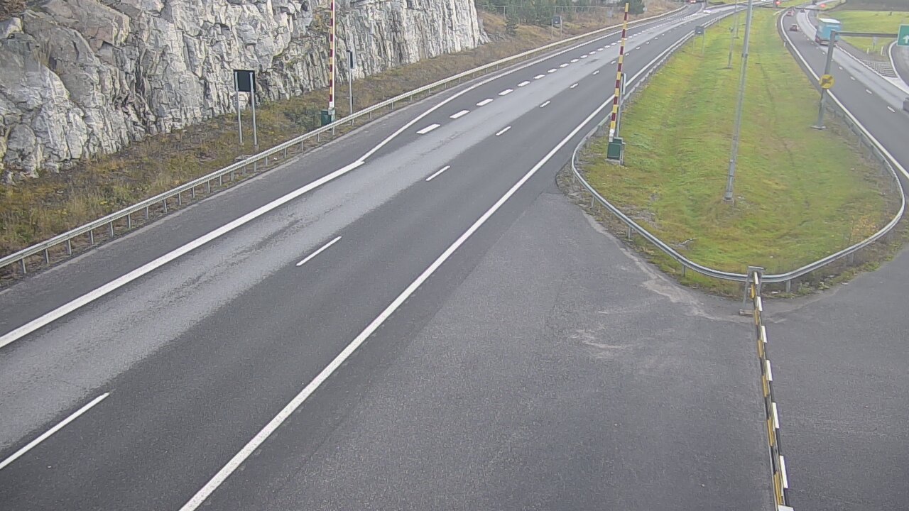 Kelikamerat Kuva Tie 1 Salo, Isokylän tunneli, puomi itä, Salo, Varsinais-Suomi