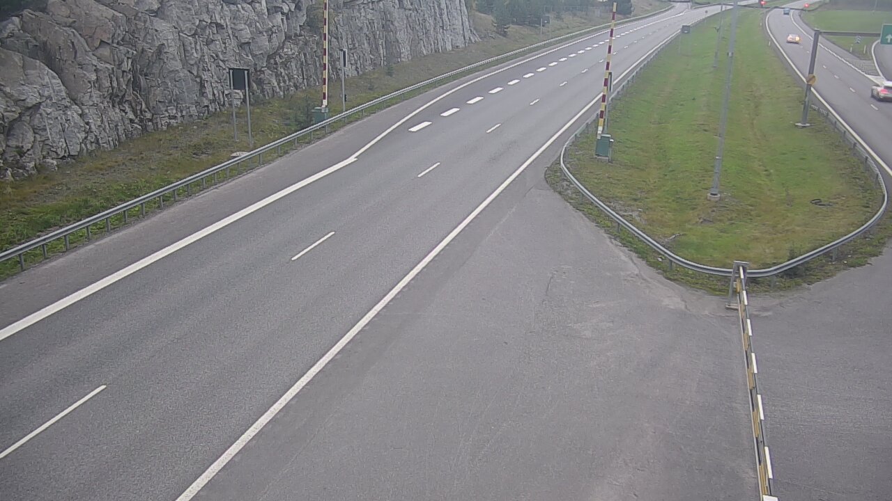 Kelikamerat Kuva Tie 1 Salo, Isokylän tunneli, puomi itä, Salo, Varsinais-Suomi