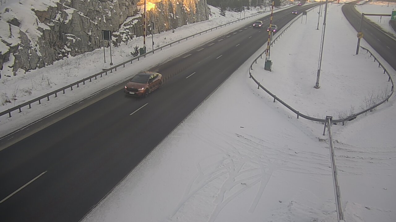 Weather Camera Image Road 1 Salo, Isokylä tunneli, boom east, Salo, Varsinais-Suomi