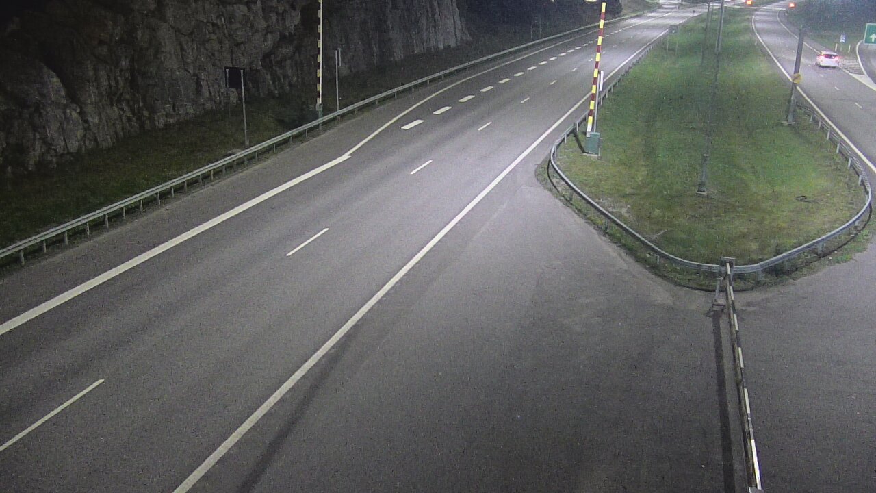 Kelikamerat Kuva Tie 1 Salo, Isokylän tunneli, puomi itä, Salo, Varsinais-Suomi